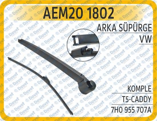 AEM 201802 Arka Silecek Supurgesi Komple Vw T5-Caddy